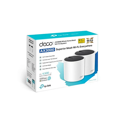 Беспроводная MESH-система Wi-Fi TP-Link Deco X55(2-pack) (Deco X55(2-pack))