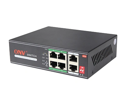 Коммутатор PoE  4-портовый (ONV-H1064PLD) (H1064PLD)