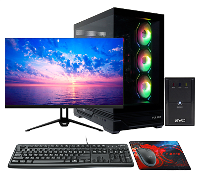 Системный блок PULSER Advanced 405M + Монитор 27" Sanc M2742PH V3 + ИБП + Клавиатура мышь (Advanced 405M)