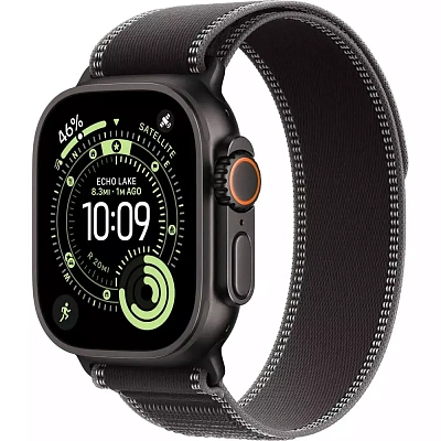 Смарт часы Apple Watch Ultra 3 GPS + Cellular 49mm Black Titanium Case with Black/Charcoal Trail Loop - S/M,Model A3281 (MF1D4QR/A)