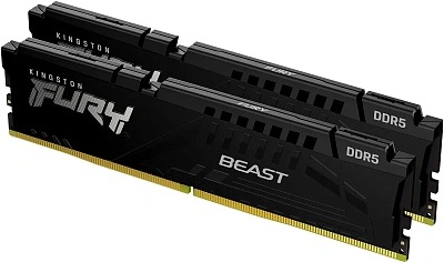 Оперативная память Kingston Fury Beast (AMD+Intel), DIMM DDR5 64 GB kit (2x32GB)  (KF564C32BBEK2-64)