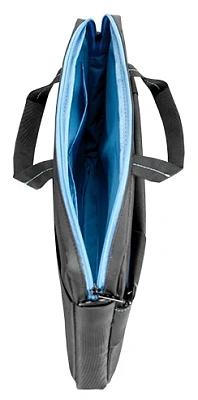 Сумка для ноутбука 15.6" Continent CC-205GB, Black-Blue, нейлон (CC-205 GB)