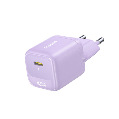 Адаптер питания Baseus FN22 1C 45W EU Nebula Purple (E0123303)
