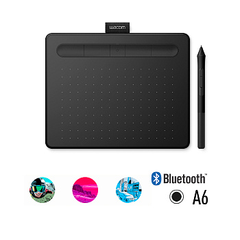 Графический планшет Wacom Intuos Small Bluetooth (CTL-4100WLK-N)