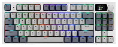 Клавиатура Attack Shark K86, Linear Blue Whale switch, Business grey (K86-GR)
