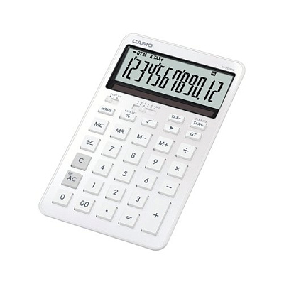 Калькулятор настольный CASIO JW-200DQ-WE-W-EP белый (JW-200DQ-WE-W-EP)