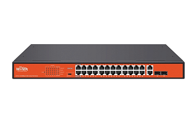 Коммутатор неуправляемый Wi-Tek WI-PS526G v4  (WI-PS526G v4)
