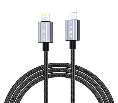 Кабель USB C - Lightning(m) 8-pin, 2m (ORICO-GQA29-20-BK-BP)