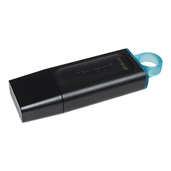 USB- Flash Kingston 64Gb DT Exodia, USB 3.2 Gen 1, DTX/64GB, Black/Teal (DTX/64GB)
