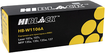 Картридж Hi-Black (с чипом) для HP (HB-W1106A) 