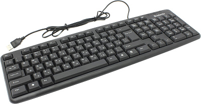 Клавиатура Defender Element HB-520 B (Черный), USB, ENG/RUS/KAZ,стандарт (45527)