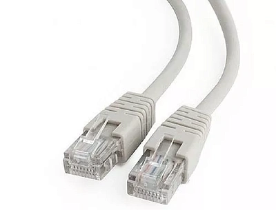 Патч-корд FTP Cablexpert PP22-10m кат.5e, 10м, литой, многожильный (серый) (PP22-10M)