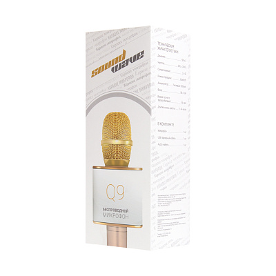 Микрофон Q9 Золотой (Q9_Gold)