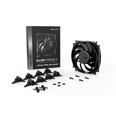 Вентилятор для компьютерного корпуса Bequiet! Silent Wings 4 120mm PWM (BL093)