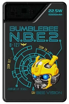 Пауэрбанк Transformers TF-D10 Bumblebee Rechargeables, 10000 mAh - Black (TF-D10-BB)