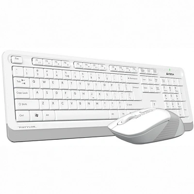 Клавиатура+мышь беспроводная A4tech FG1010S-White Fstyler USB (FG1010S-White Fstyler)