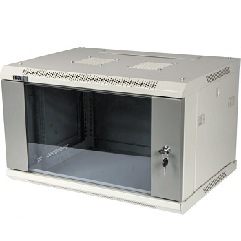 Шкаф настенный серии Pro, 18U 600x600, стеклянная дверь (TWT-CBWPG-18U-6x6-GY) Шкаф настенный серии Pro, 18U 600x600, стеклянная дверь (TWT-CBWPG-18U-6x6-GY)
