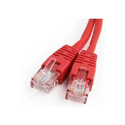 Патч-корд UTP Cablexpert  PP12-0.5M/R кат.5e, 0.5м, литой, многожильный (красный) (PP12-0.5M/R)