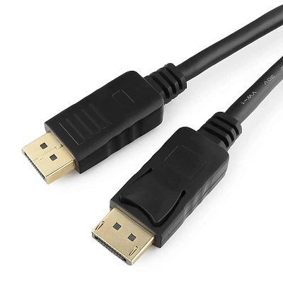Кабель DisplayPort Cablexpert CC-DP2-10M, 20M/20M, v1.2, экран, 10м, черный, пакет (CC-DP2-10M)
