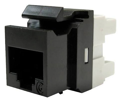 Keystone-модуль MOLEX DG+ Cat.5e, 568A/B, чёрный (KSJ-00032-04)