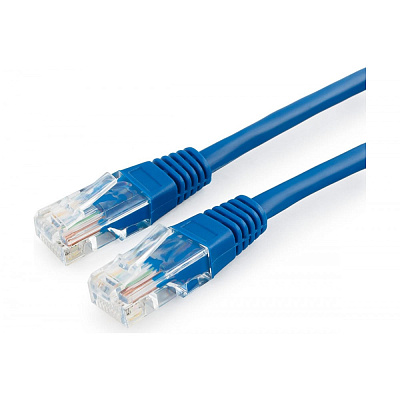 Патч-корд UTP Cablexpert, кат. 5e, 2м, синий (PP10-2M/B)