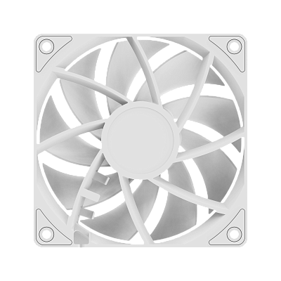 Вентилятор для корпуса Ocypus Gamma F12 WH Белый (Gamma-F12-WH1NN00X-GL)