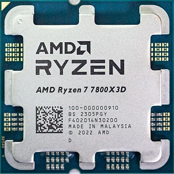 Процессор CPU AMD Ryzen 7 7800X3D, 4.2GHz/ 8core/ 16thread/ 8+96Mb/ 120W Socket AM5 (100-000000910)
