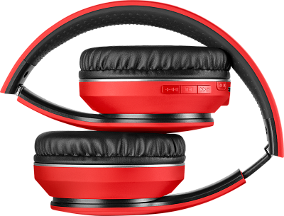 Наушники-гарнитура беспроводные Defender FreeMotion B580 красный, BT (63581)