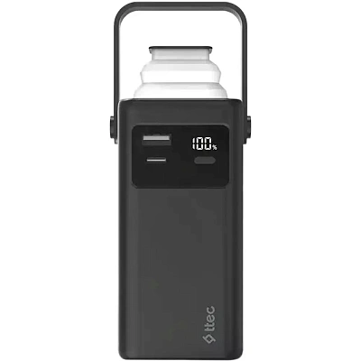 Пауэрбанк ttec ReCharger Extreme LCD, 20.000mAh - Black (2BB238S)