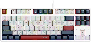 Клавиатура Acer OKW305 White/Blue/Red (ZL.KBDCC.01W)