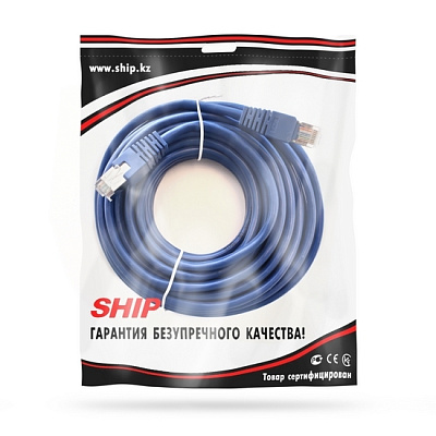 Патч Корд SHIP Cat.5e FTP RJ-45 10 м S4025BL1000-P (S4025BL1000-P)