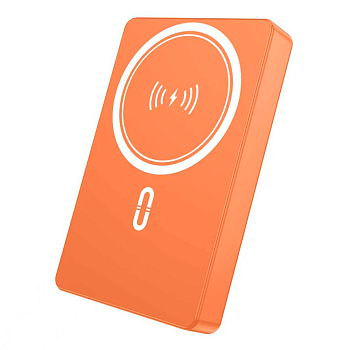 Портативный внешний аккумулятор Power Bank ARG 10000mAh Orange Wireless ARGWO10 (ARGWO10)