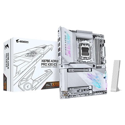 Материнская плата Gigabyte X870E AORUS PRO X3D ICE (X870E A PRO X ICE)