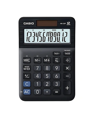 Калькулятор настольный CASIO MS-20F-WA-EP (MS-20F-WA-EP)