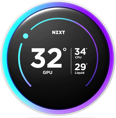 Кулер с водяным охлаждением NZXT Kraken Elite 360 RGB V2 RL-KR36E-W2 White (RL-KR36E-W2)