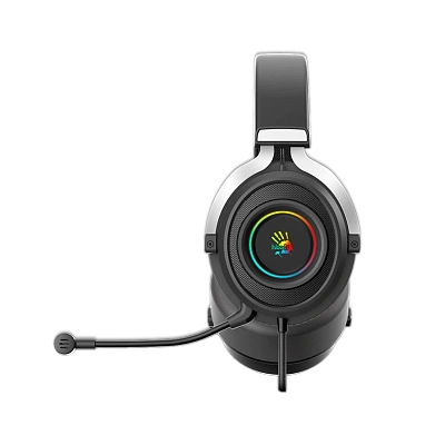 Гарнитура A4Tech Bloody G535P, 2m,LED,Black-Silver (G535P/ BLACK-SILVER)