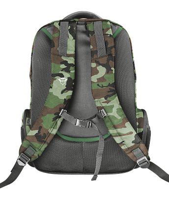 Рюкзак Trust GXT 1250G Hunter Gaming 17,3" зелёный-камуфляж (23868)