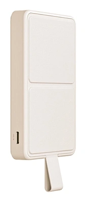 Power bank Xiaomi Magnetic, 6000 mAh, 15W, USB Type-C, USB, Beige (BHR9074GL)