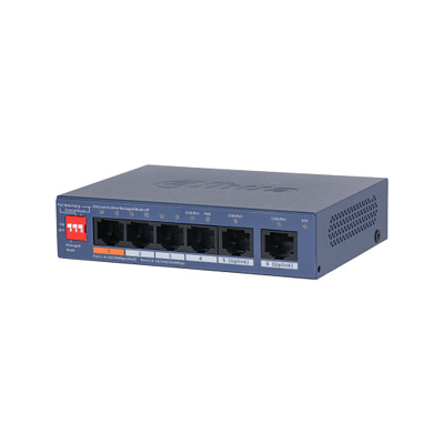Коммутатор Dahua CS4006-4ET2GT-60 (DH-CS4006-4ET2GT-60)