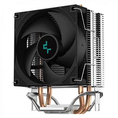 Кулер DeepCool AG200, S115X/1200/1700/AM4, 100W, 9.2cm, 4pin, Al+Cu, 500-3050rpm, 36.75CFM, 30.5dB (R-AG200-BKNNMN-G/S1700)