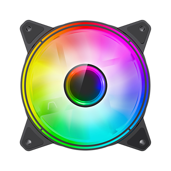 Вентилятор для корпуса GameMax FN-12RAINBOW-Q-INFINITY ARGB (FN-12RAINBOW-Q-INFINITY ARGB)