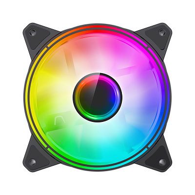 Вентилятор для корпуса GameMax FN-12RAINBOW-Q-INFINITY ARGB (FN-12RAINBOW-Q-INFINITY ARGB)