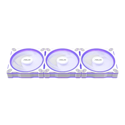 Вентилятор для корпуса ASUS Prime MR120 ARGB Reverse Fan - Triple Pack, WHITE (PRIME MR120 FAN ARGB REVERSE WHITE 3IN1)