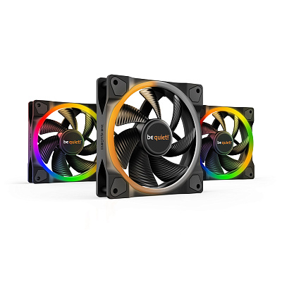 Вентилятор для компьютерного корпуса Bequiet! Light Wings 120mm PWM ARGB Triple Pack (BL076)