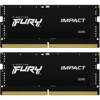 Оперативная память для ноутбука Kingston Fury Impact, DDR5 32 GB kit (2х16GB) (KF560S38IBK2-32)