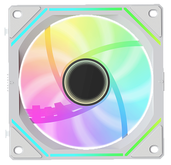 Вентилятор для корпуса Ocypus Gamma F12 UNI WH ARGB REVERSE BLADE (Gamma-F12-WH1AM01U-GL)