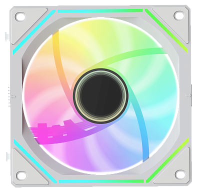 Вентилятор для корпуса Ocypus Gamma F12 UNI WH ARGB REVERSE BLADE (Gamma-F12-WH1AM01U-GL)