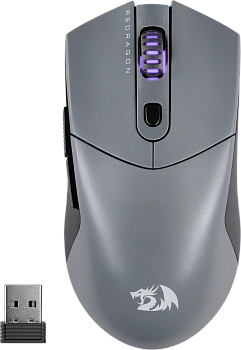  Мышь беспроводная/проводная Redragon St4r Pro серый (72323)
