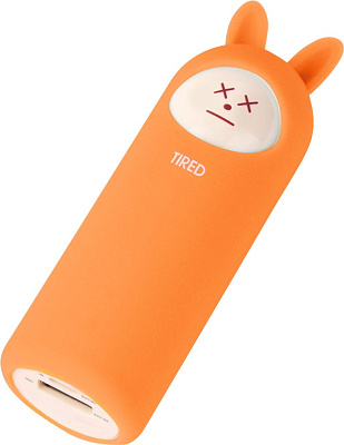 Пауэрбанк Rombica NEO Rabbit Tired, 5000mAh - Orange (NR-004T)