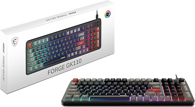 Клавиатура MSI FORGE GK110, Черный (FORGE GK110 RU)